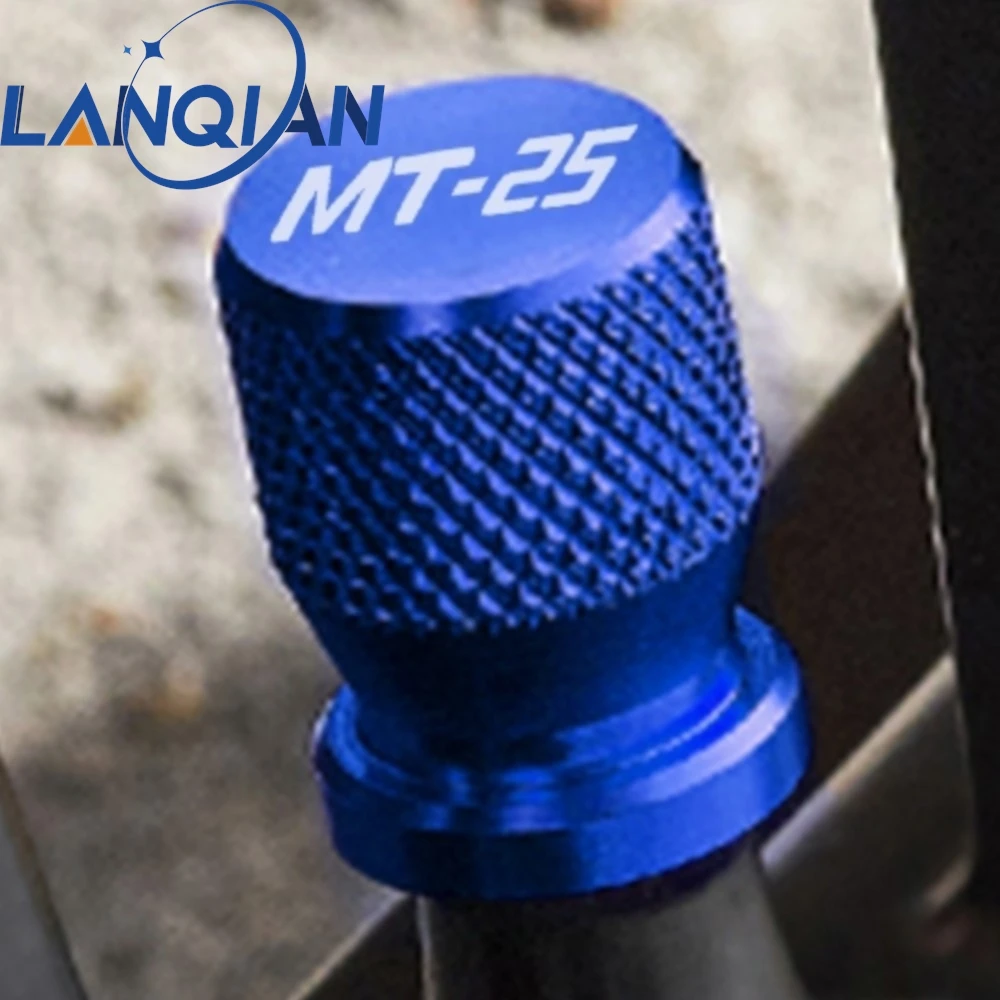 

For Yamaha MT-25 MT25 2015-Present 2025 2024 2023 2022 2021 2020 2019 Wheel Tire Valve Caps Tyre Stem Covers Airdust Waterproof