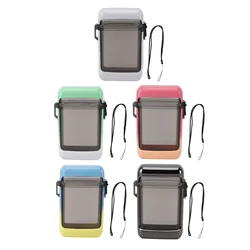 Cigarette Case Cigarette Container Cigarette Case Plastic Cigarette Box Holder Waterproof Transparent Cigarette Holder with Rope