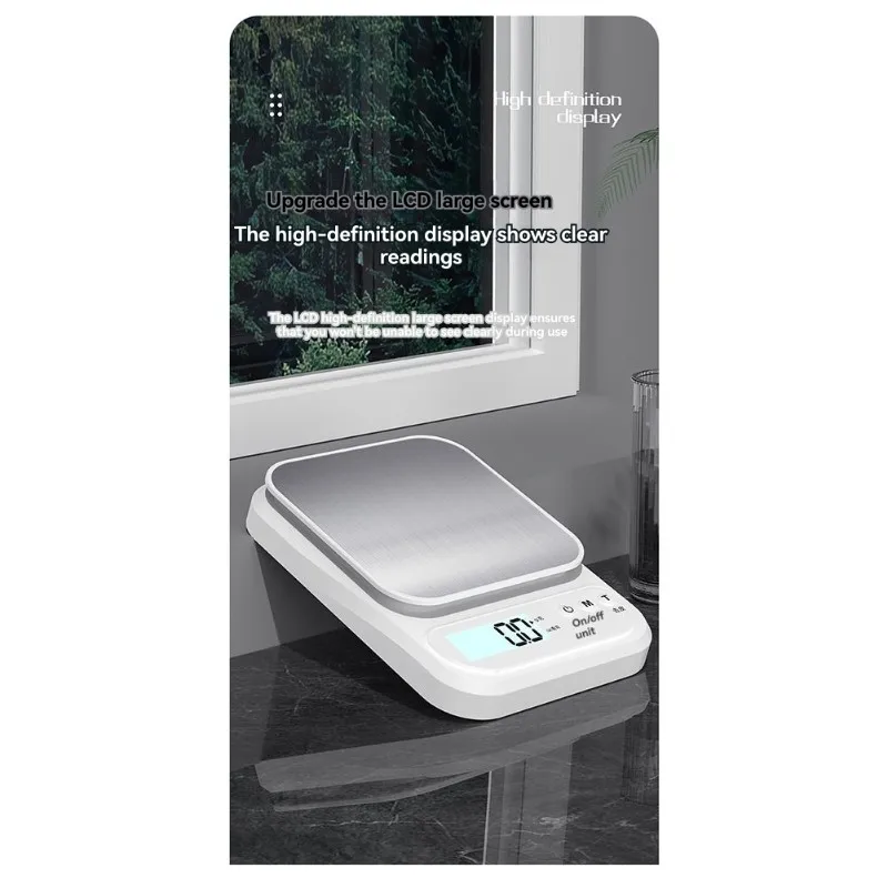 

B47B-Compact Digital For Baking And Cooking Kitchen Scale 3KG/0.1G-High Precision Food Scale Design