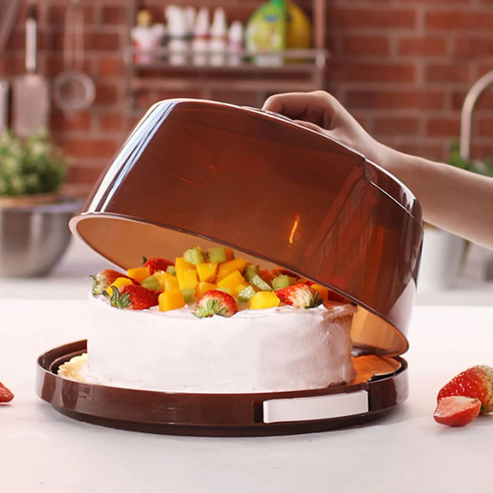 

1Set Handheld Fresh-Keeping Cake Box Portable Baking Storage Container Reusable Food-Safe Wrapping Box Birthday Party