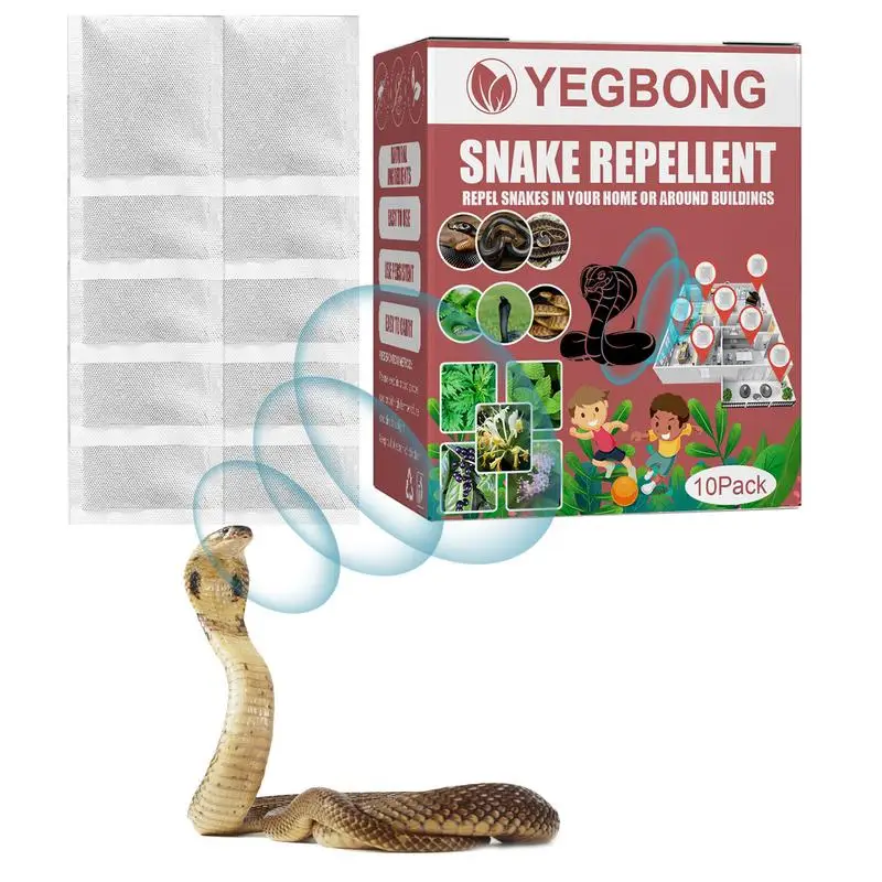 

10pcs Snake Repellents Snake Away Repellents Snake Repelling Bags Repels Against Poisonous And Not Poisonous Snakes Rattlesnake