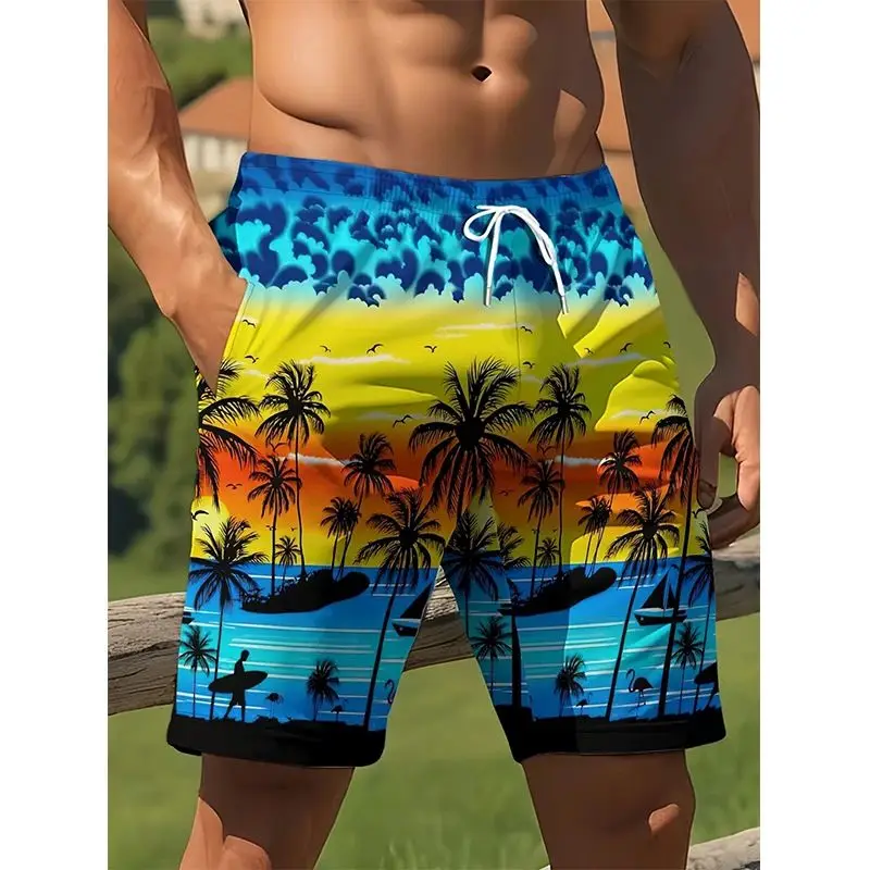 

Летние 3D текстурированные дизайны в горошек, простые повседневные пляжные шорты для отдыха, устойчивые к песку, быстросохнущие дышащие мужские пляжные шорты из полиэстера