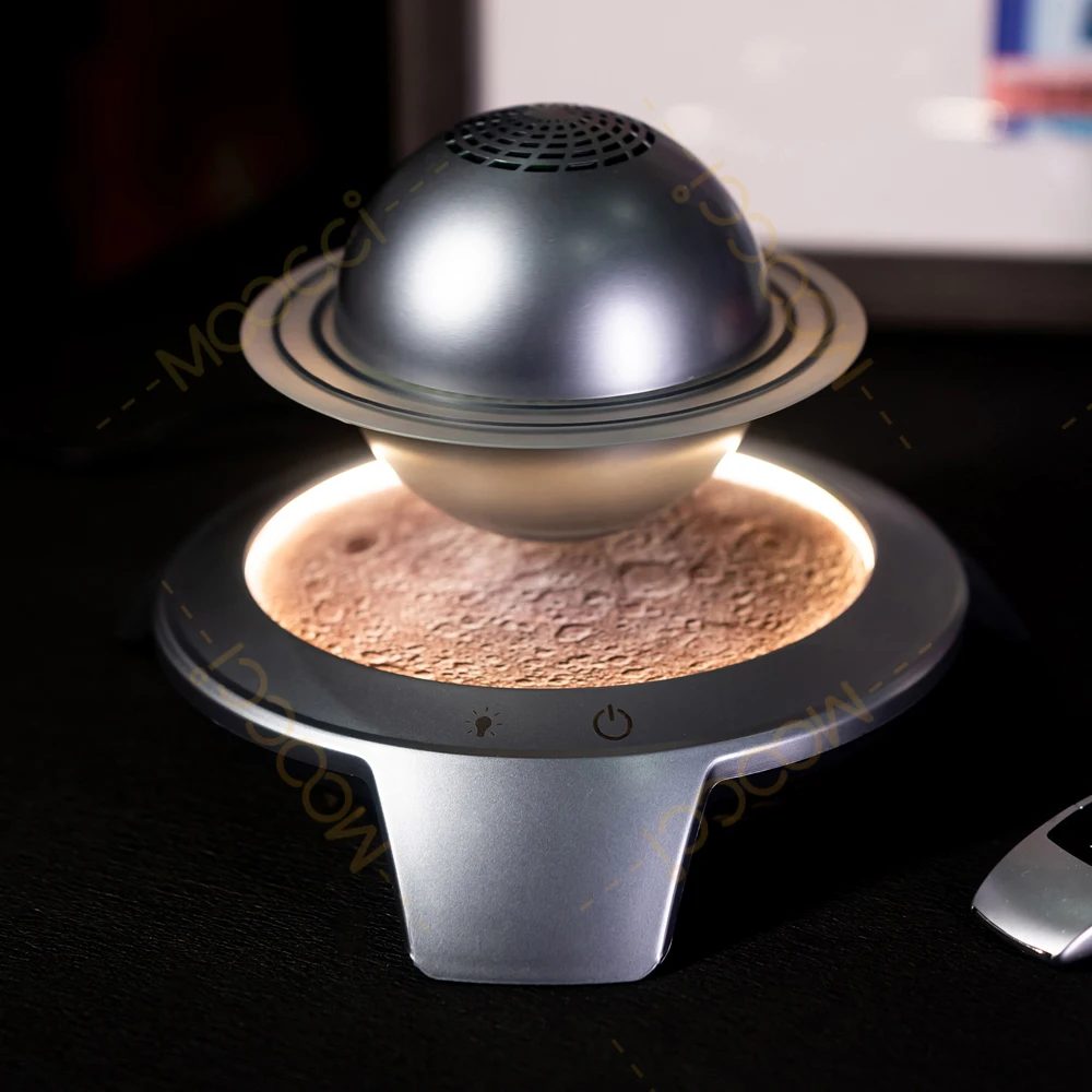 

Мини-комнатный портативный водонепроницаемый динамик для караоке, умный тяжелый бас, Hi-Fi стереозвук, плавающий динамик с магнитной левитацией BT