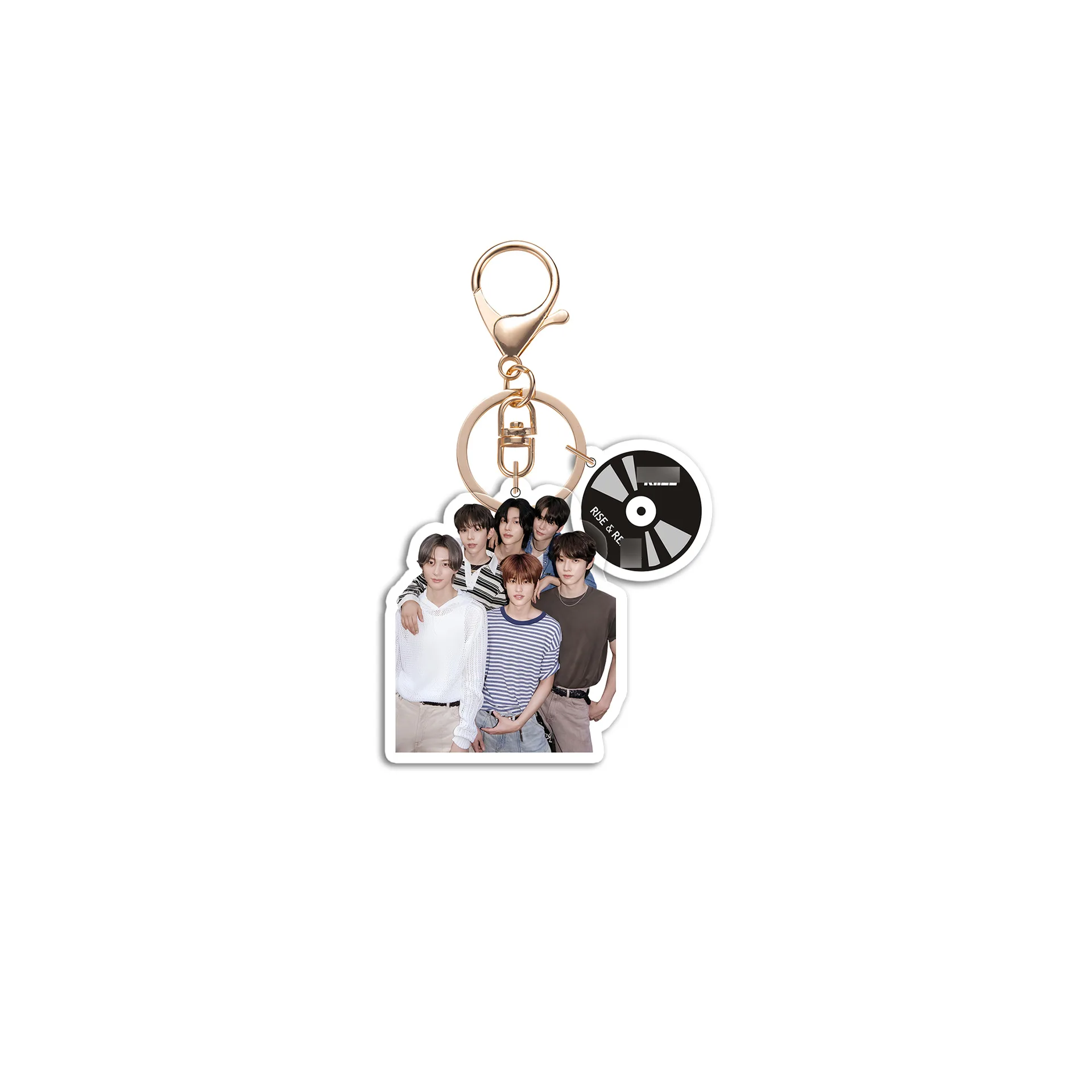 KPOP RIIZE TWS ILLIT ZB1 2Pcs/Set Keychain Babymonster ITZY Felix Hyunjin Acrylic Car Keyring Pendant Creative Bag Accessories