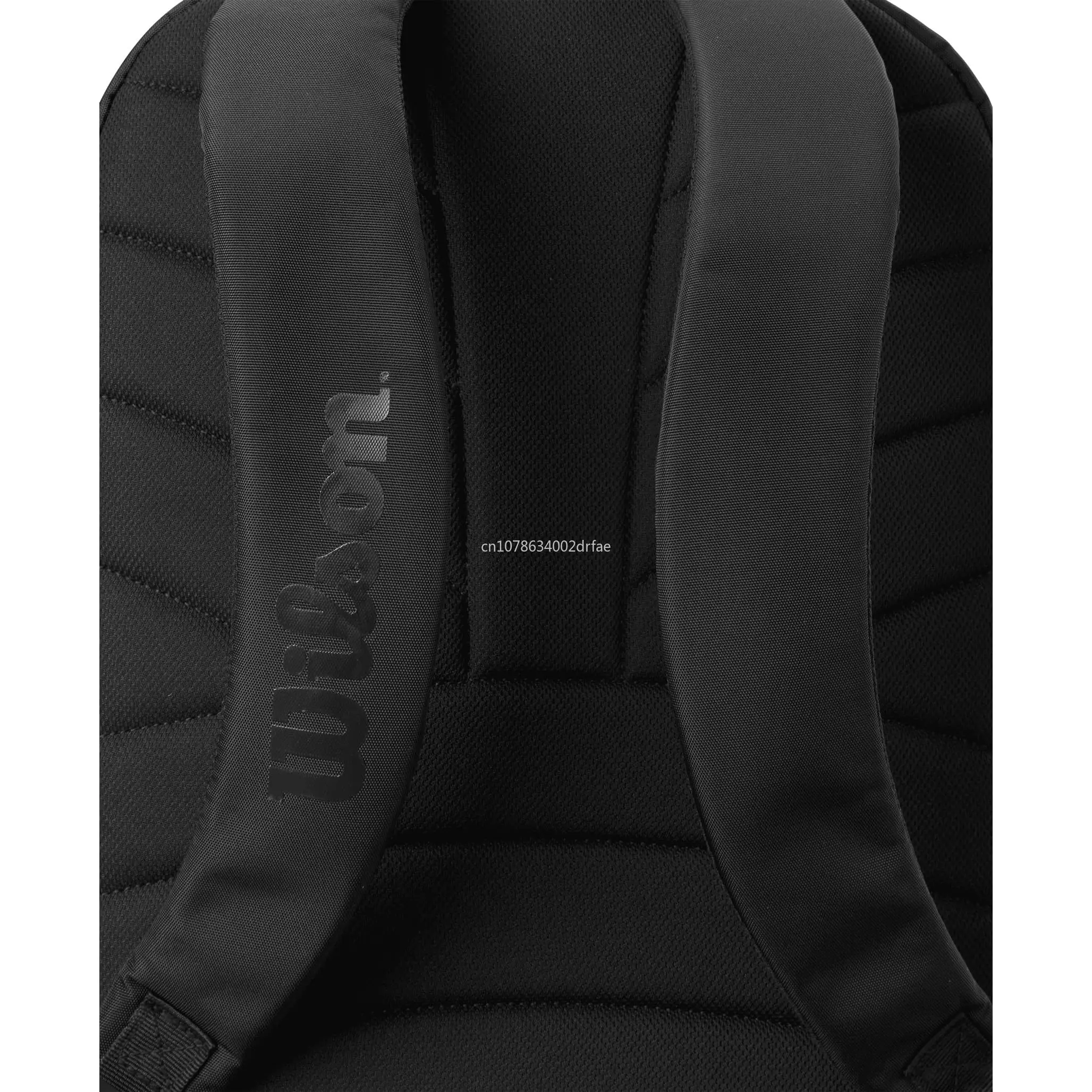 Wilson Noir Tour Mochila de tênis, detém até 2 raquetes, grande capacidade, coleção "Series Noir", WR8029801001