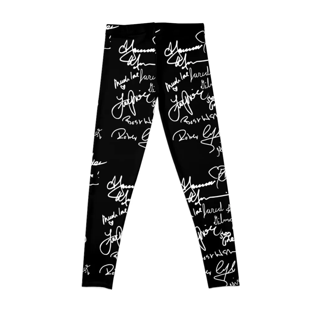 OUAT autograph (white text) Leggings legging gym Jogger pants Womens Leggings