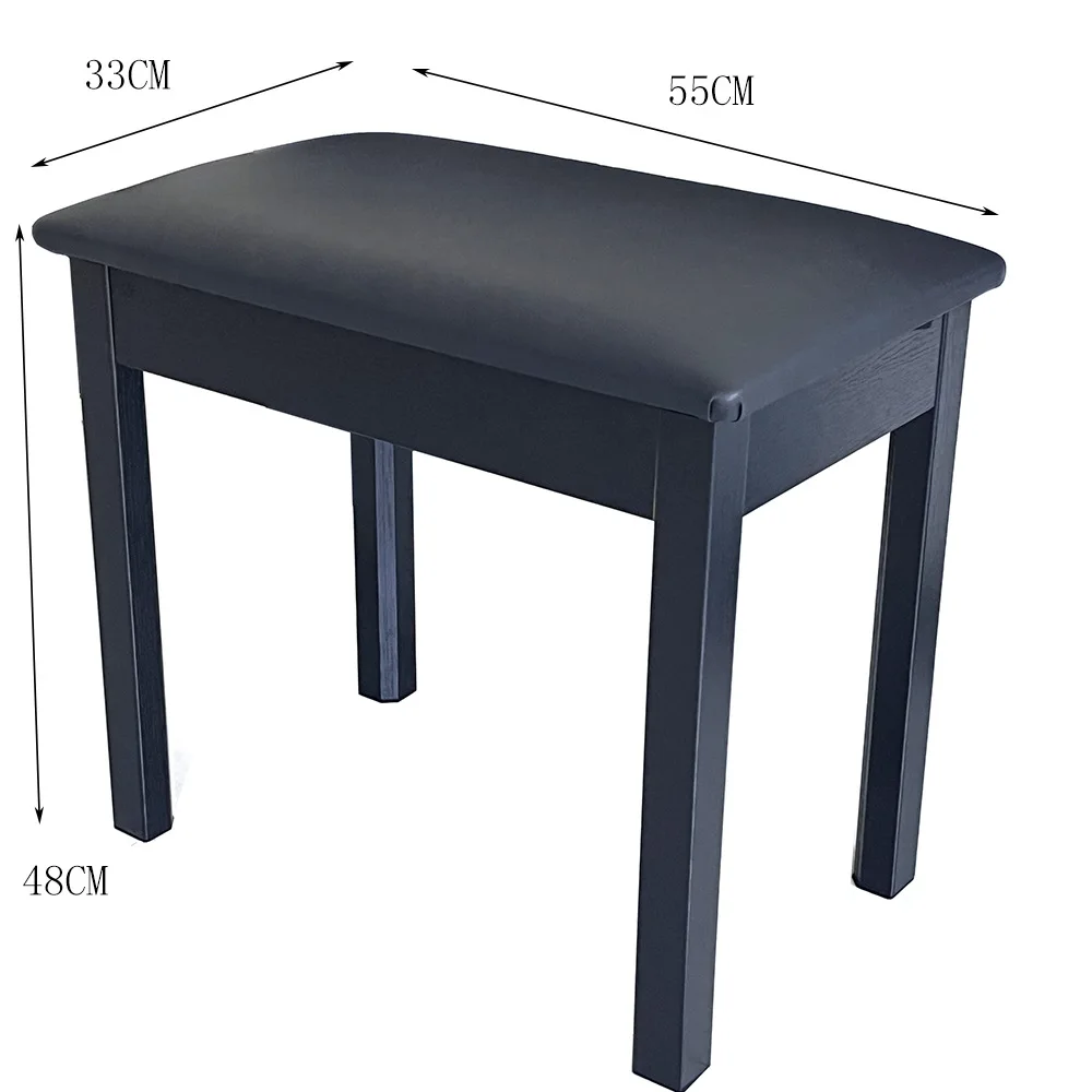 

enlarged and thickened seat cushion with bookcase single piano stool, electronic piano guzheng erhu musical instrument chair