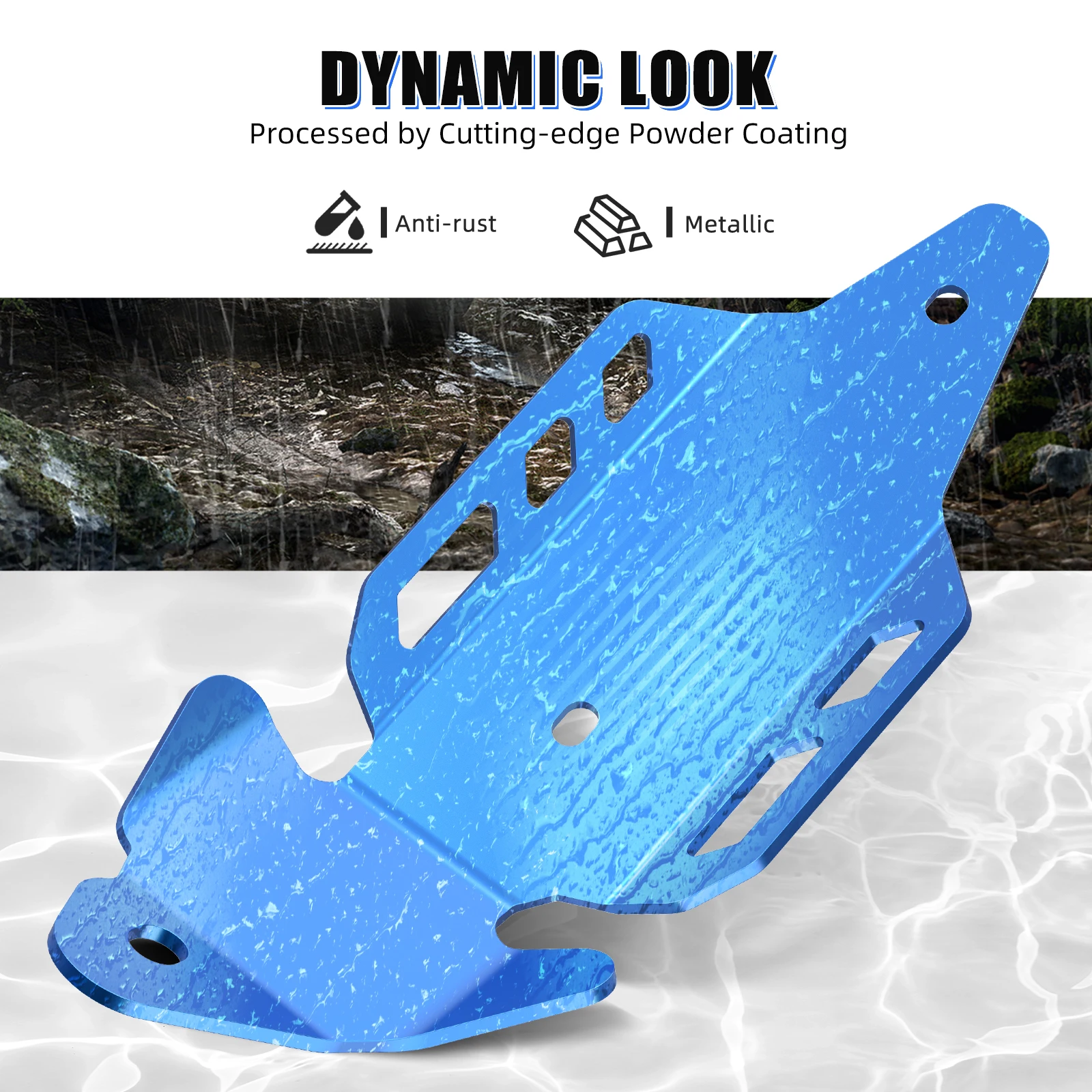 NiceCNC ATV per Yamaha YFZ450R 450R YFZ 2009-2023 YFZ450X Silenziatore Di Scarico Tubo Centrale Scudo Termico Protezione Della Copertura Accessori