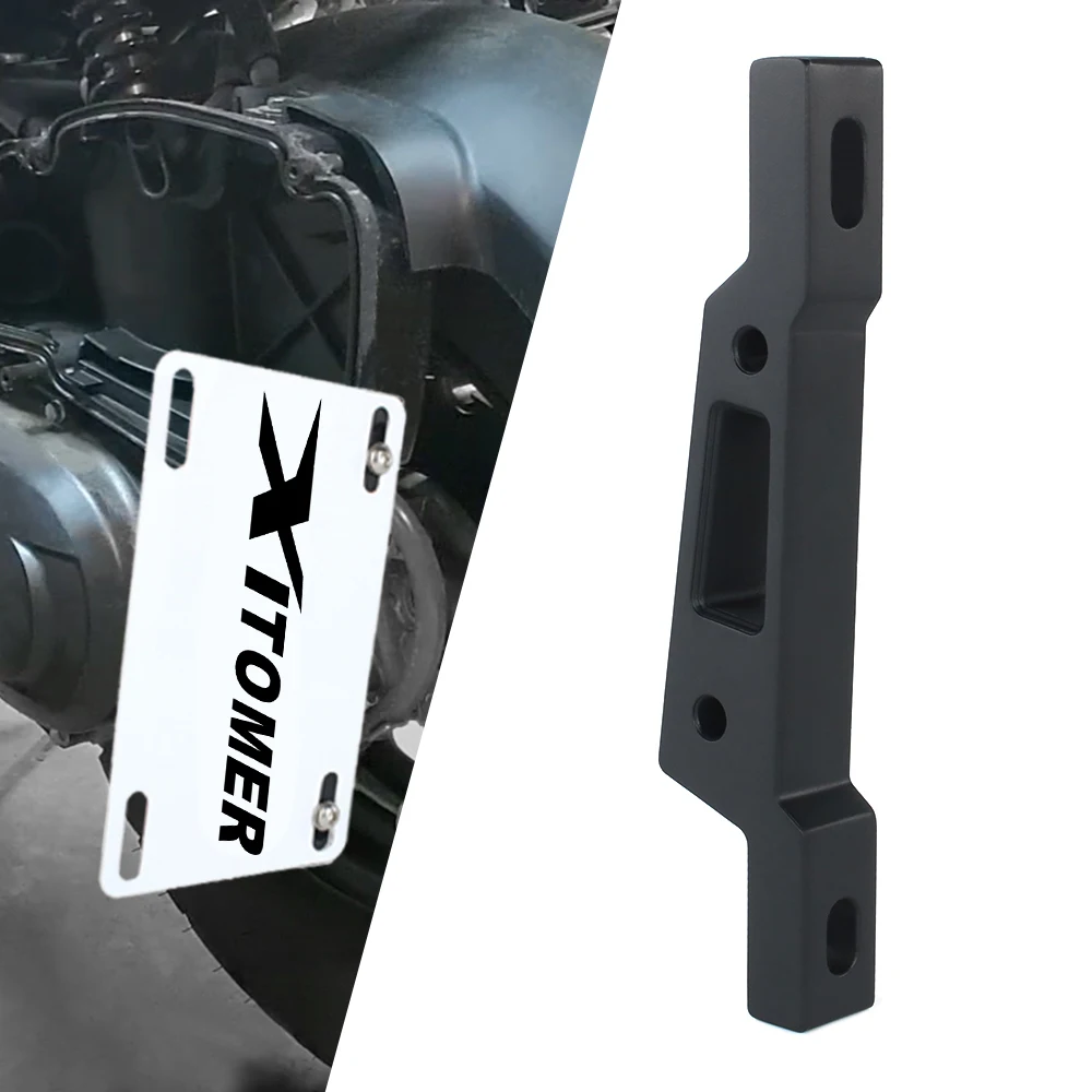 

Motorcycle Side Mount Bracket Vertical License Plate Relocator Fit For Honda Ruckus Zoomer NPS50 2003-2020 2021 2022 2023 2024
