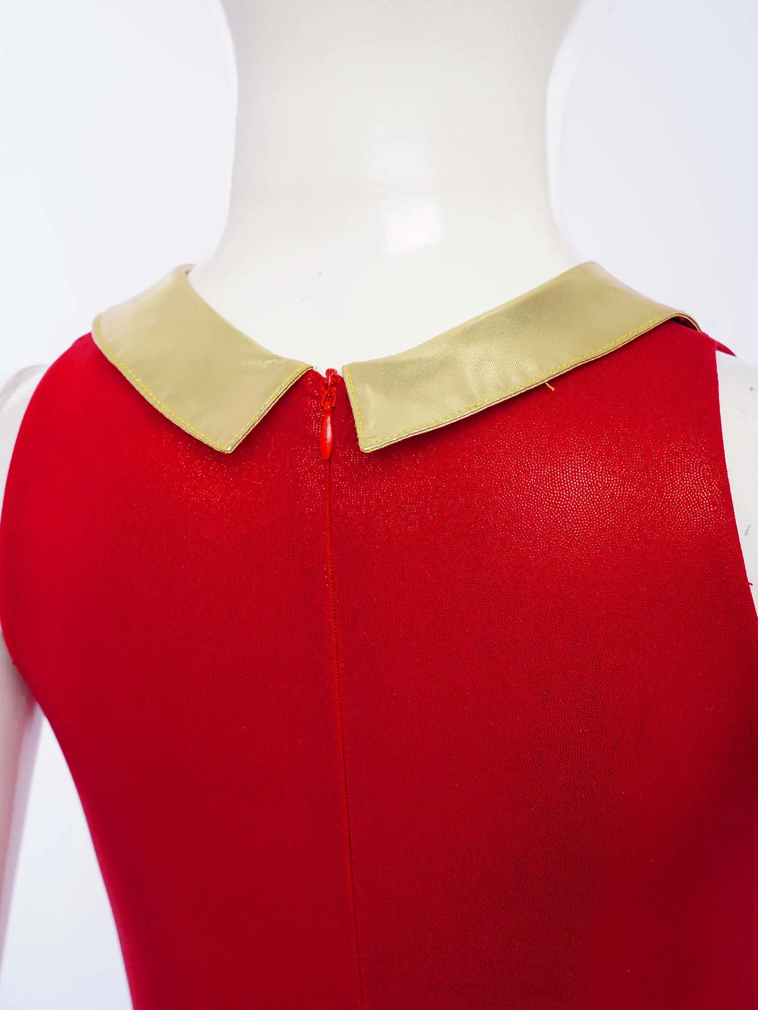 Kids Girls Disco Jumpsuit Party Dance Leotard Hippie Costume 60s 70s Party Flares Shiny Performance Clothes Sleeveless Bodysuit