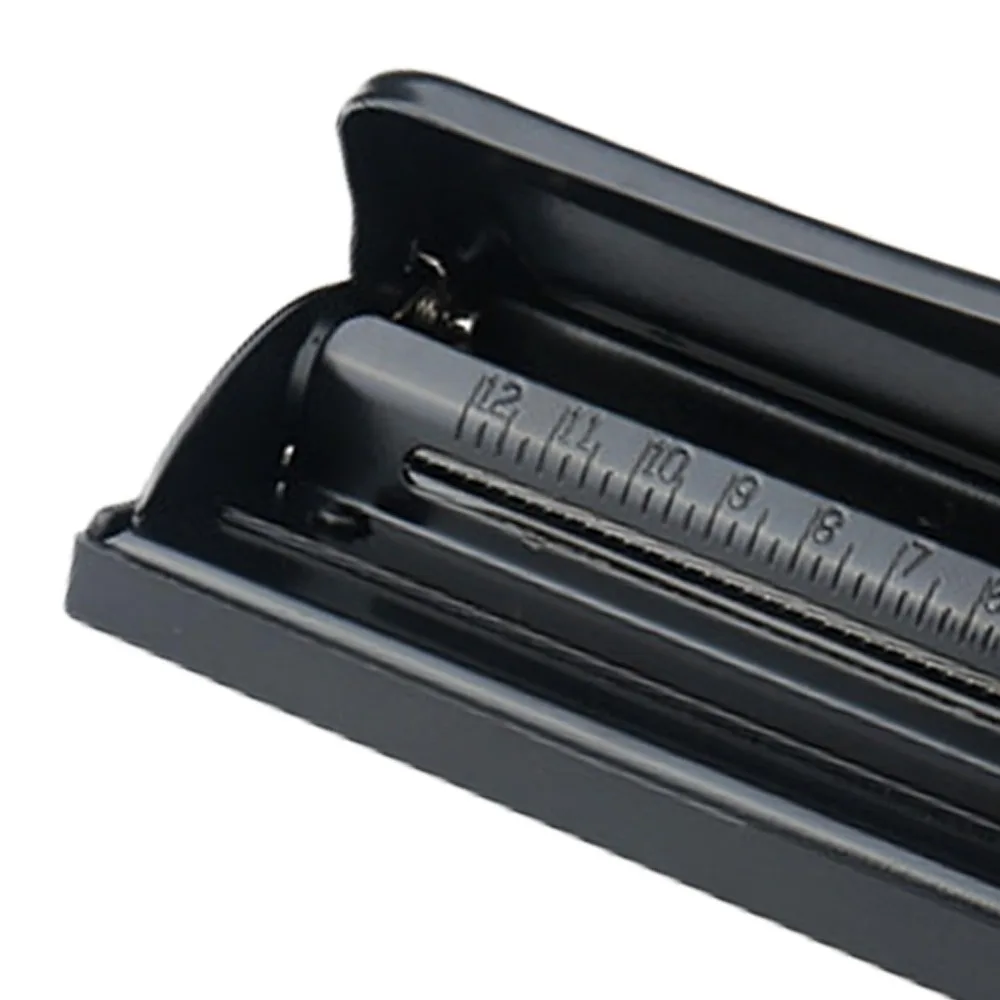Metal 3 Hole Puncher 10 Sheet Capacity Practical Adjustable Hole Punch Adjustable Spacing Pocket Hole Punch Office Supplies