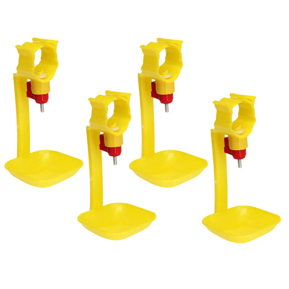 10pcs Automatic Poultry Waterer with Hanging Cup & Nipple Dripper for Chickens, Ducks, Geese