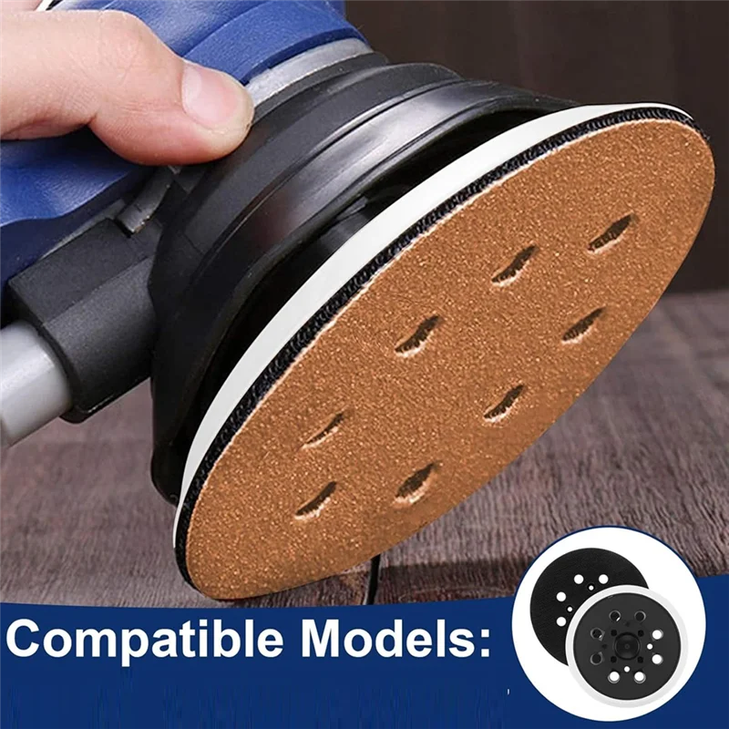 IALJ-For PEX 300 AE 400 AE 4000 AE 5" Backing Pad Sanding Pads Grinding Sanding Disc Polisher Sander Accessories 2Pcs