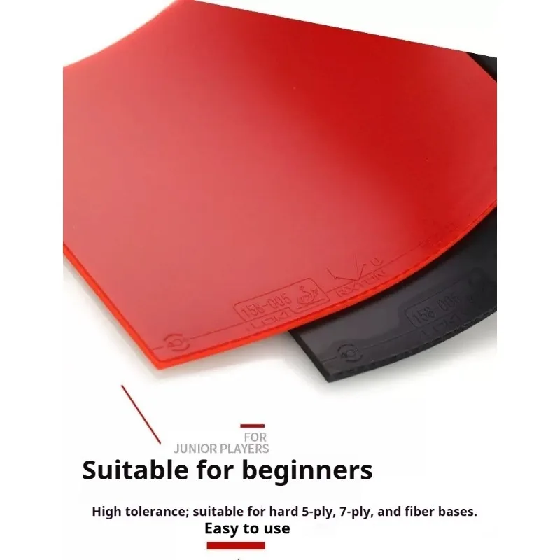 LOKI RXTON 1 مطاط تنس الطاولة عالي المرونة لزج أحمر بينج بونج المطاط النقاط في إسفنجة عالية الكثافة مطاط بينغبونغ الأسود