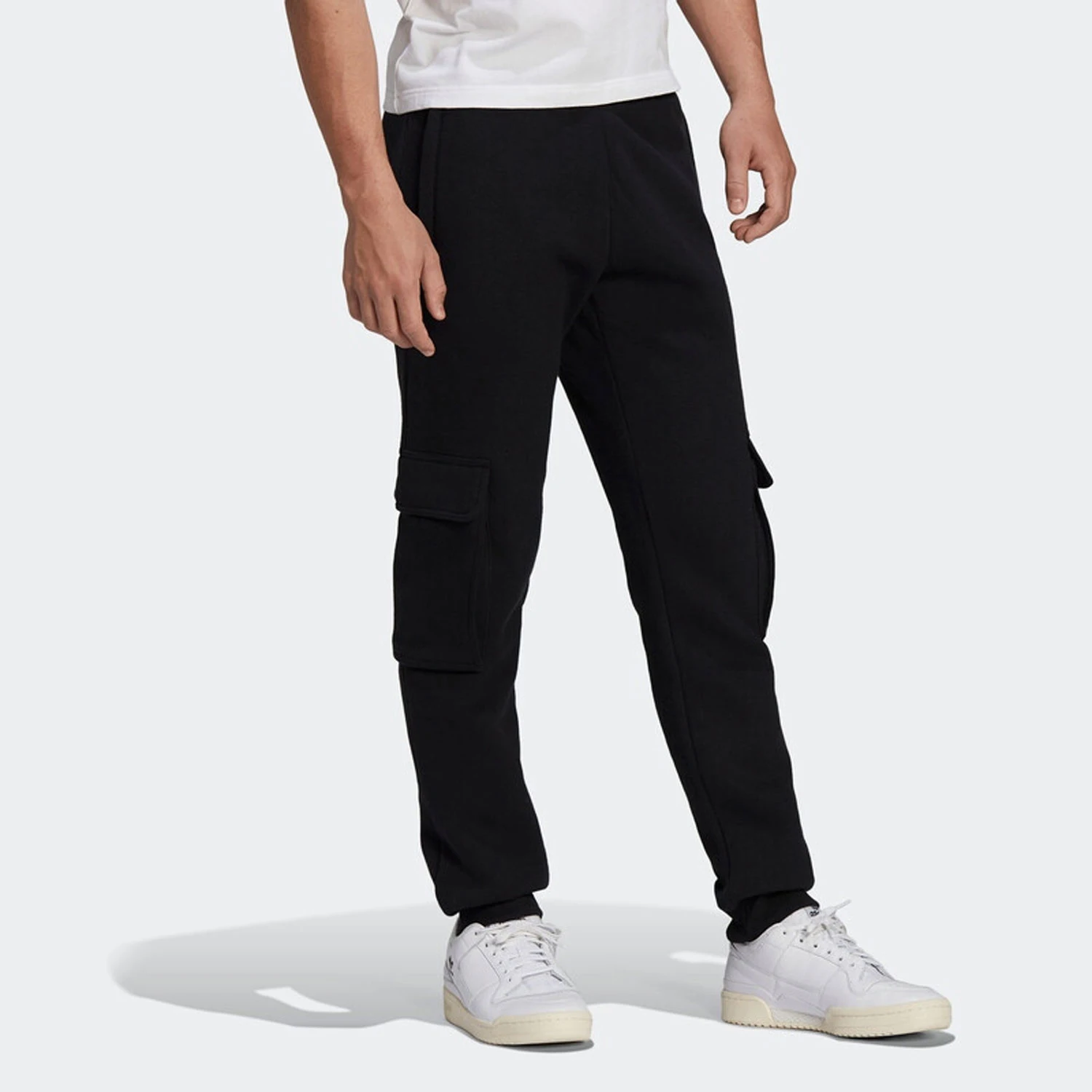 Adidas genuine clover men's multi pocket knitted sports ankle pants HE6989