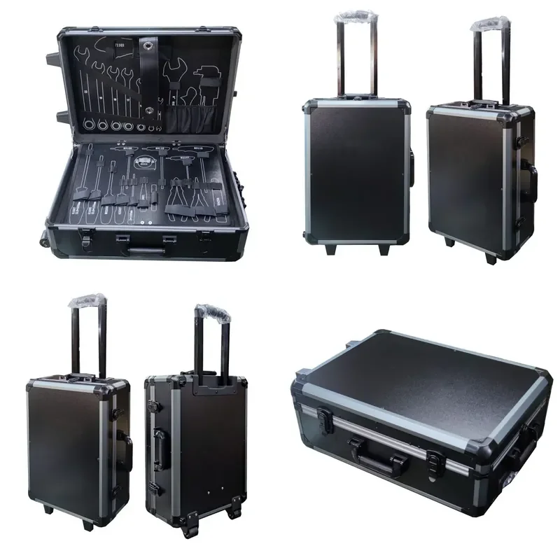 Customizable-Aluminum alloy tie rod toolbox Aluminum alloy box Manufacturer sample display box Customized