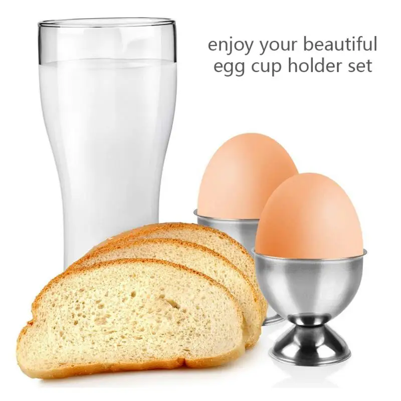 Stainless Steel Soft Boiled Egg Cups Egg Holder Tabletop Cup Stand Kitchen Breakfast Cooking Tool Kitchen Accessories