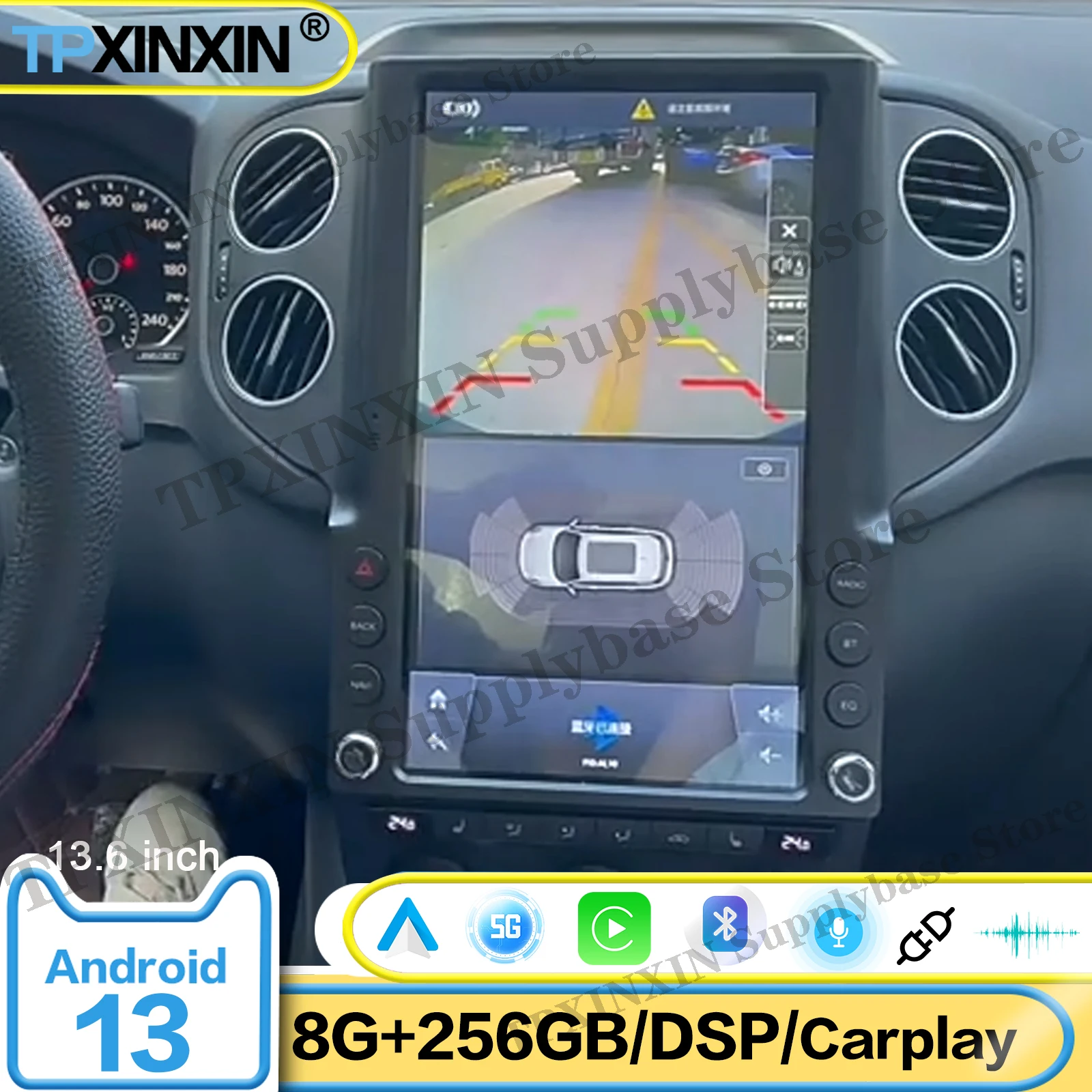 

Android автостереоплеер радио для Volkswagen Tiguan 2010 ~ 2016 GPS-навигация стереоприемник автомобильный мультимедийный головное устройство