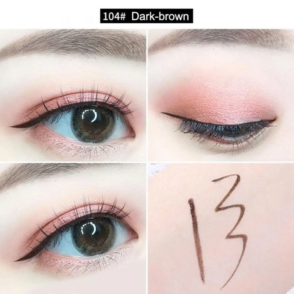 New Quick Drying Eyeliner Not Bloom Waterproof Eye Liner Pencil Natural Eyes Makeup Eyes Shadow Pen Cosmetic Tools