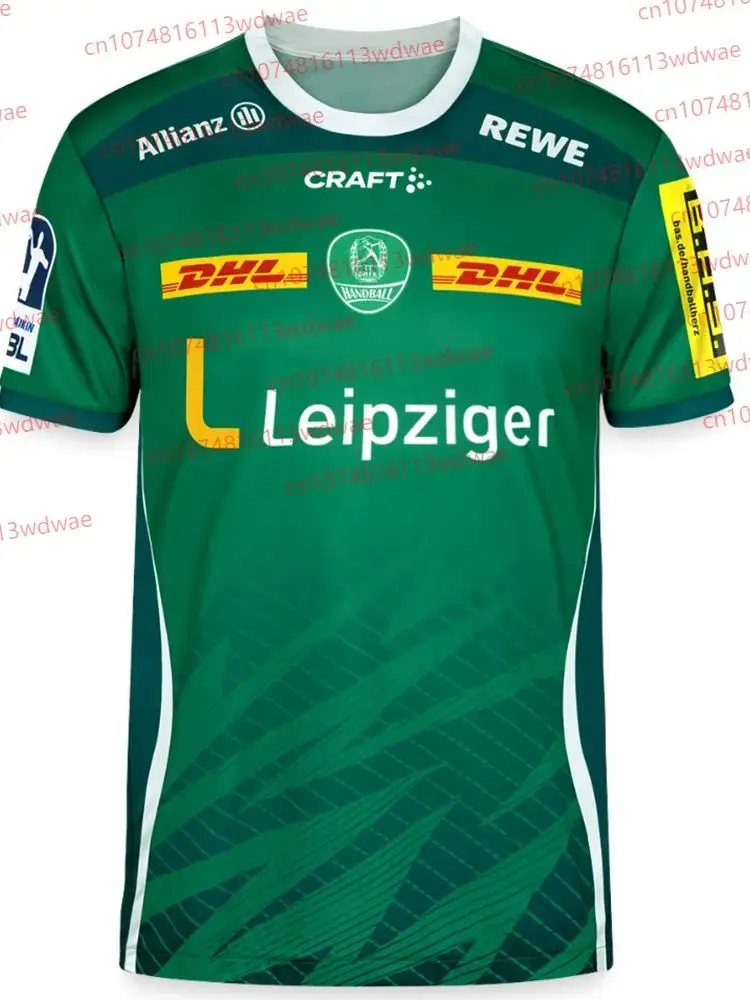 AliExpress Kawasaki T-shirt For Men Germany SC DHfK Leipzig Handball Shirt Youth Kid Sportwear Training Uniform Breathable Handball Jersey Kit