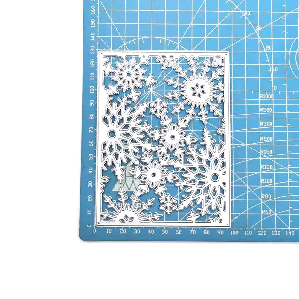 Scrapbooking DIY Cutting Knife Die Carbon Steel Embossing Flower Template Christmas Snowflake Background