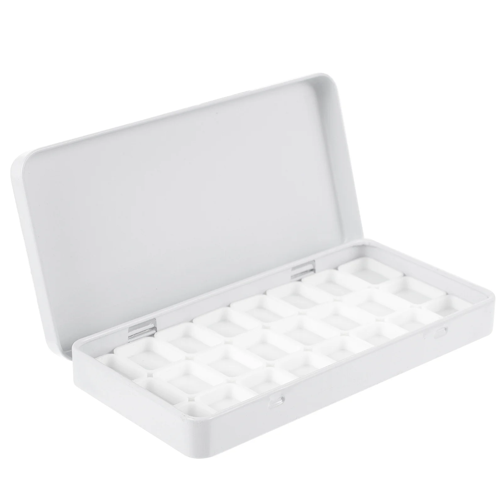 

24 Compartments Watercolor Box Empty Paint Tin 1ML Pans Travel Durable Gift Quality Lightweight Portable Storage