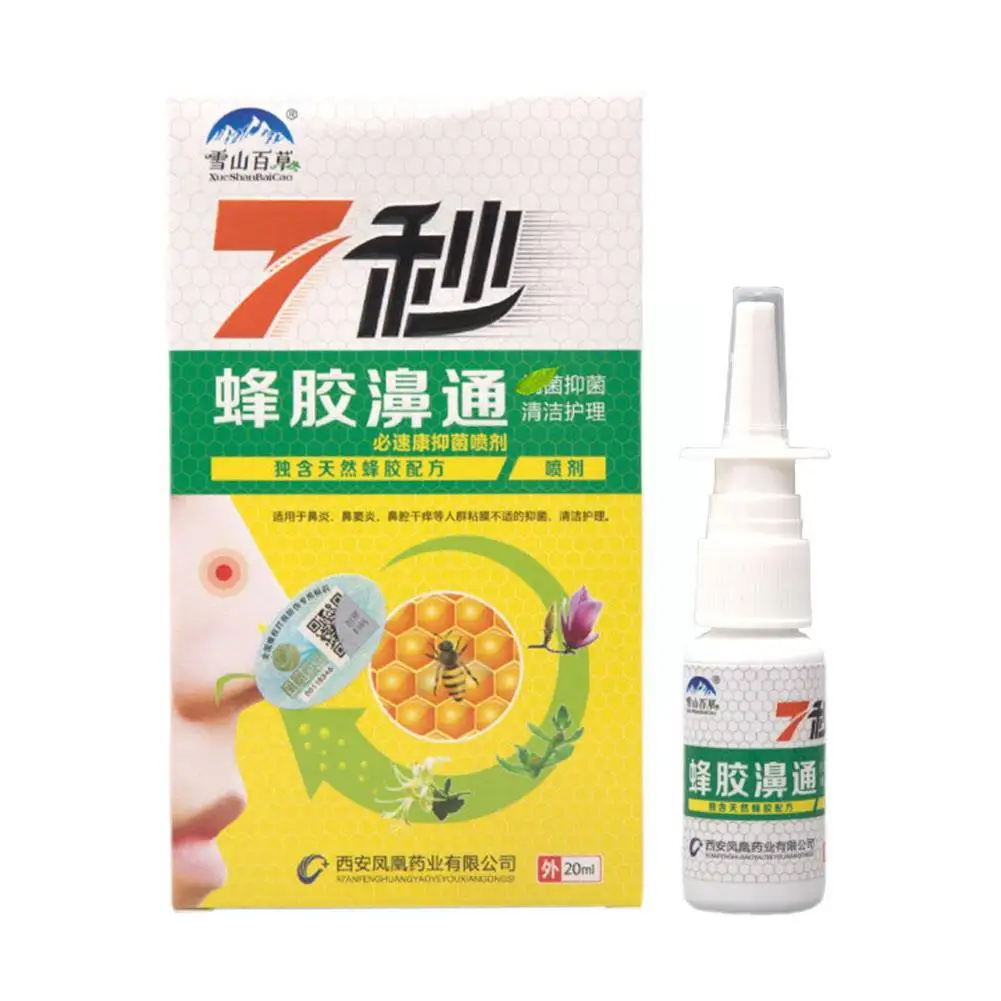 Propolis Extract Nose Spray To Relieve Nasal Discomfort Rhinitis Nasal Allergic Health Itching Nose 2023 Drops New Runny K3H3