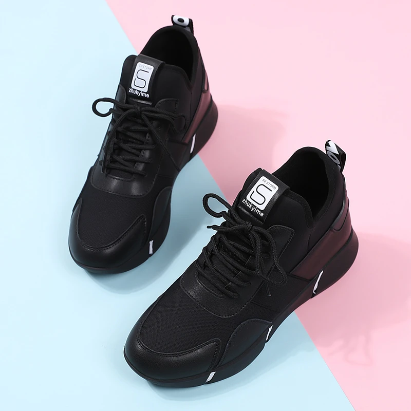 Women Autumn Black Casual Sneakers Female New Comfortable Sport Shoes Breathable Sneakers Ladies Running Shoes Sneakers Women