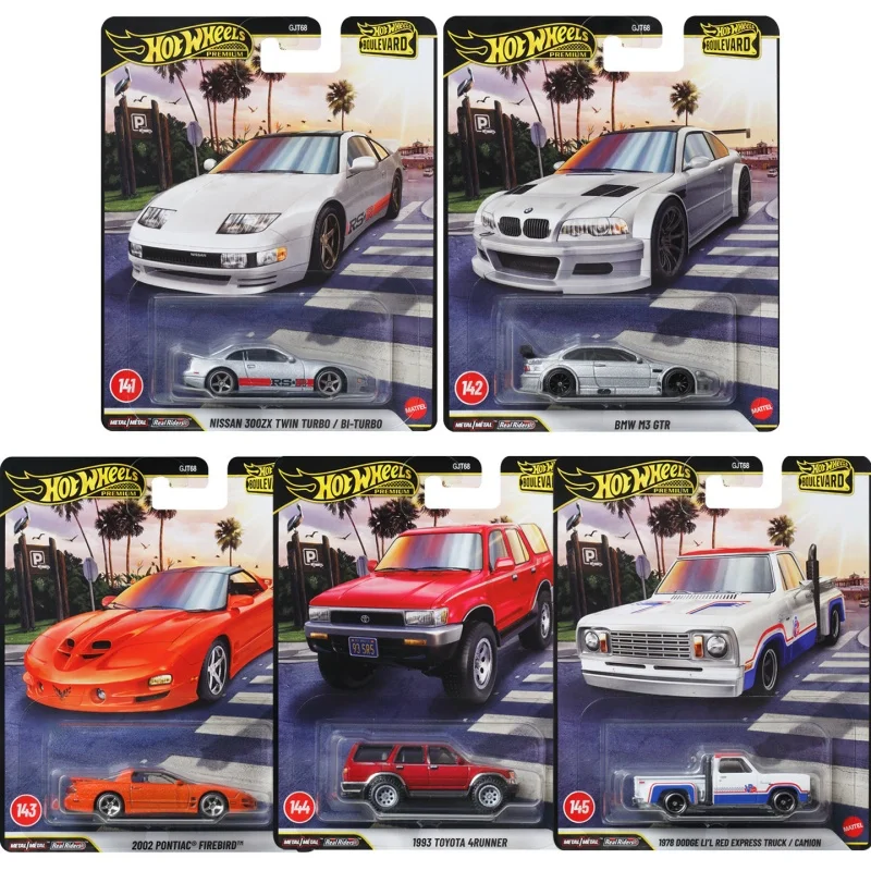 Hot Wheels Premium Boulevard Vehicle M3 Gtr 1:64 Diecast Car Model Collectible Toy Hobby Collectors Model Vehicle For Boys