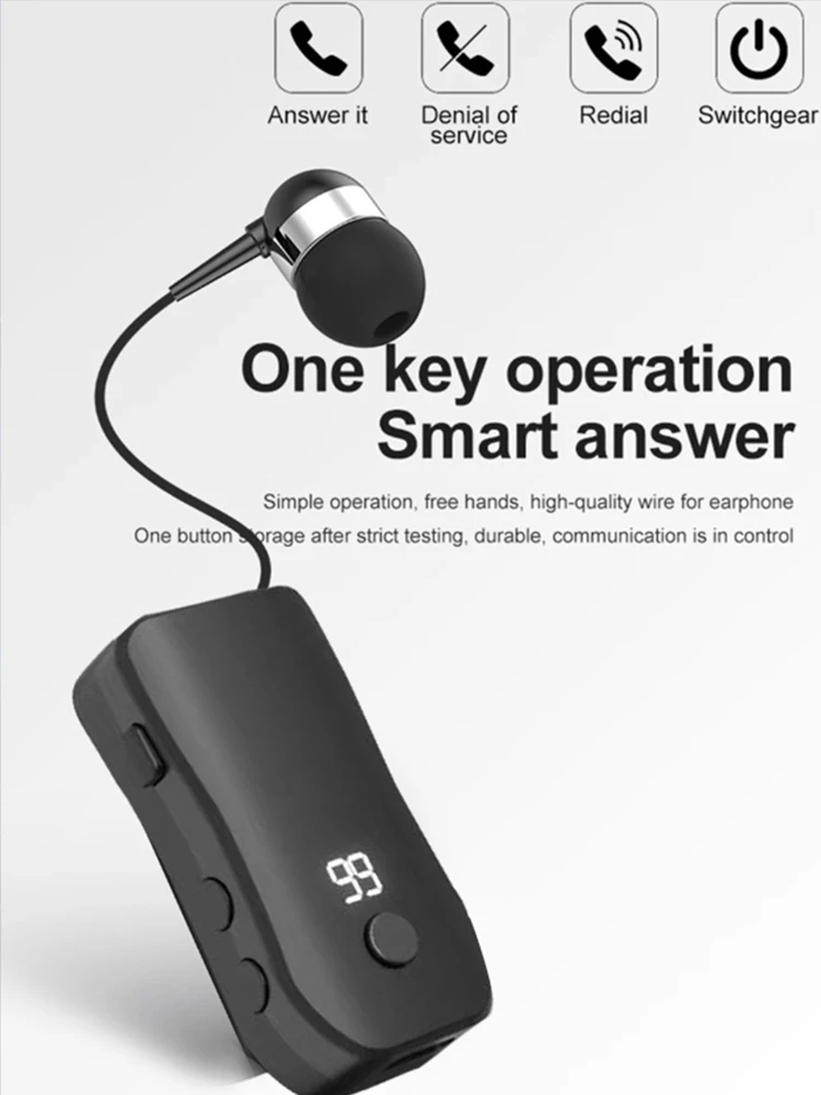 X100-Wireless Headphones, Earplugs, Wireless Bluetooth Headphones, Stereo Noise Reduction, High-Definition Music Long Battery Li
