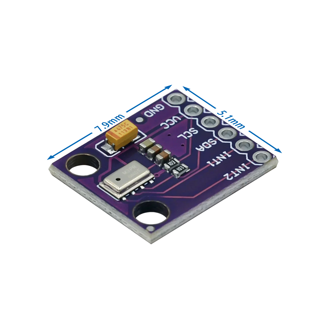 Modul sensor suhu cerdas ketinggian tekanan barometrik MCU-3115 module