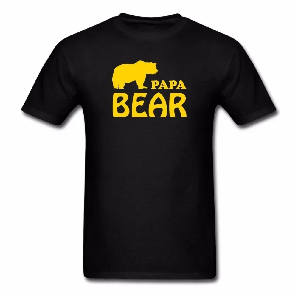 

Papa Bear Father's Day Dad Gift Comfortable T-Shirt 100% Cotton O-Neck Summer Short Sleeve Casual Mens T-shirt Size S-3XL