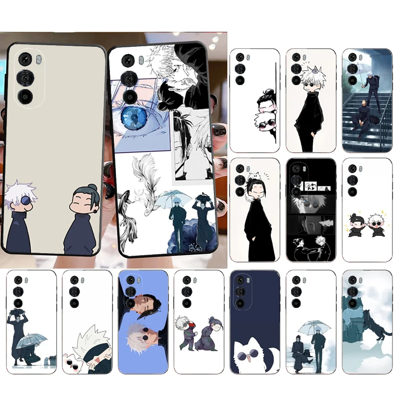 

Geto and Gojo Anime Funda Phone Case For Motorola Edge 50 40 Pro 60 50 40 30 Ultra Neo Fusion Moto G Play G Stylus G Power G