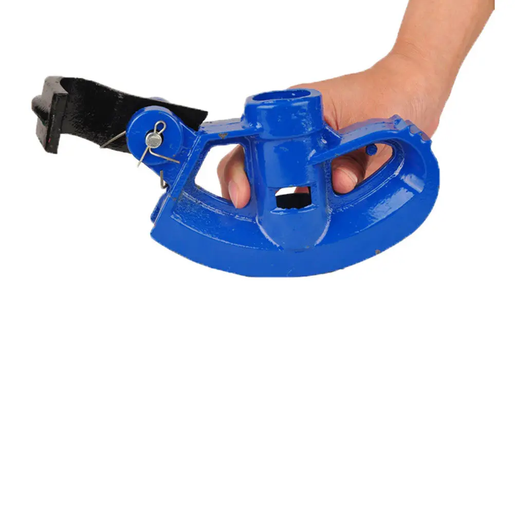 Multi-Function Manual Tube Bender 15-35Mm Blue Semicircle Bend Galvanized Wire Pipe Bending Tool With Angle Scale Hand