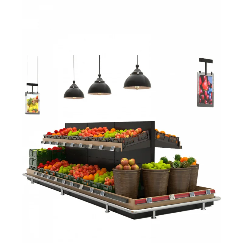 benutzerdefinierte. Supermarkt-Layout-Design, Supermarktmarkt, Produkte, Einzelhandel, Lebensmittel, Gemüse, Convenience-Store