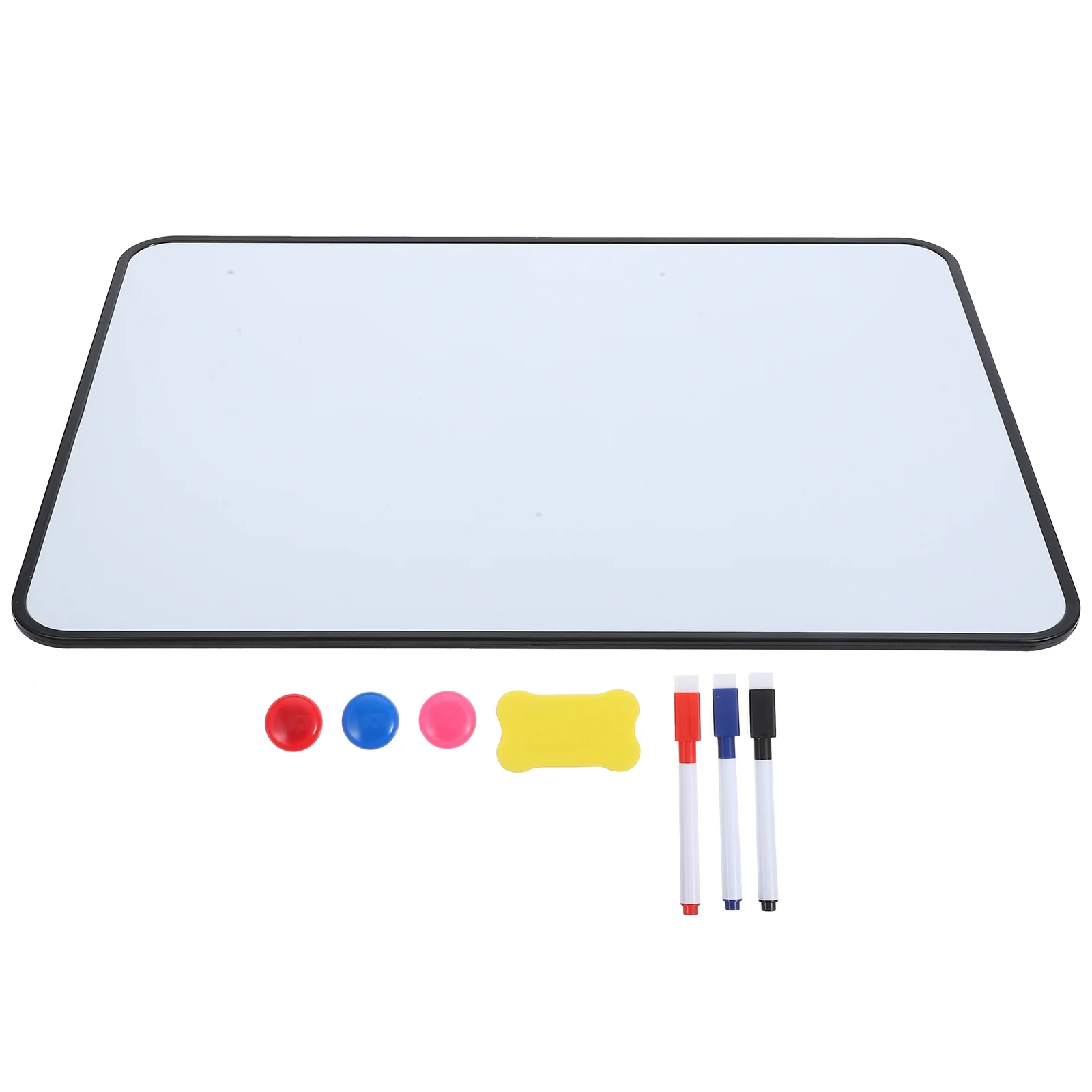 Double Sided Magnetic Whiteboard Tabletop A3 Dry Erase for Refrigerator Household