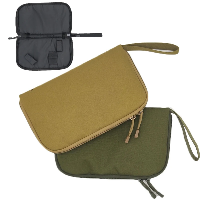 Tactical Pistol Bag Shockproof Padded Hand-held Bag Waist-attached Backpack Waterproof And Wear-resistant Gun Holster Tool Bag