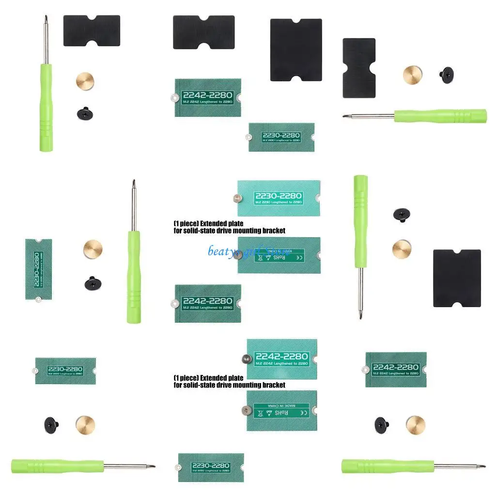 

C7AB M.2 NGFF Жесткие диски NVMe 2230 2242 Адаптеры удлинения длины от 2260 до 2280 Кронштейны