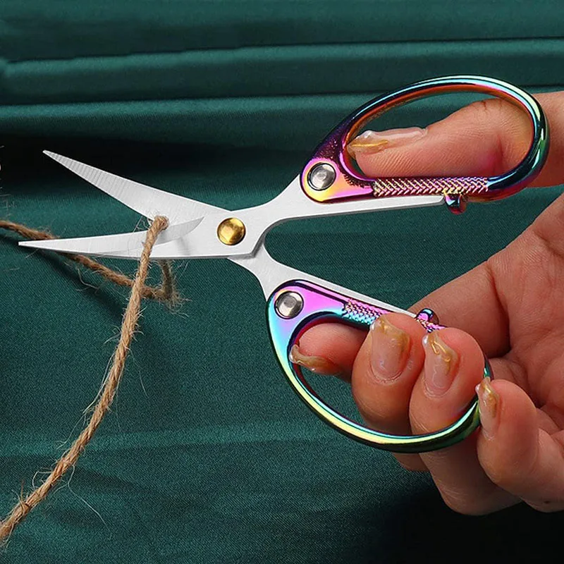 Embroidery Scissors With Curved Tip For Sewing Stainless Steel Sharp Scissors Craft Shear DIY Craft Art Work Sewing Handicrafts