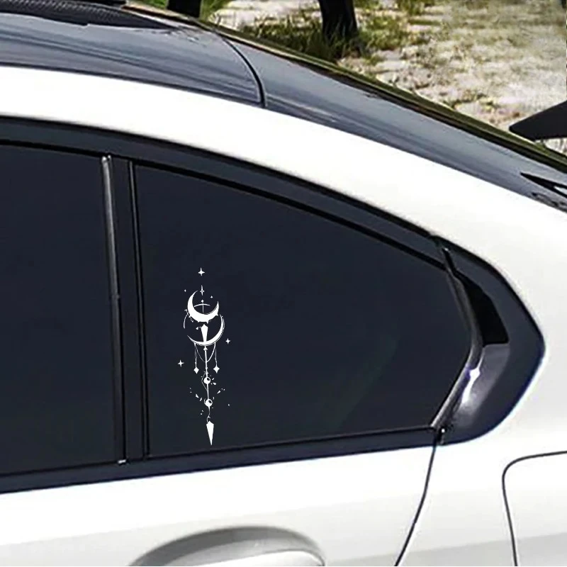 Electric car sticker dynamic motorcycle star crescent decoration personalized creative waterproof scratch protection