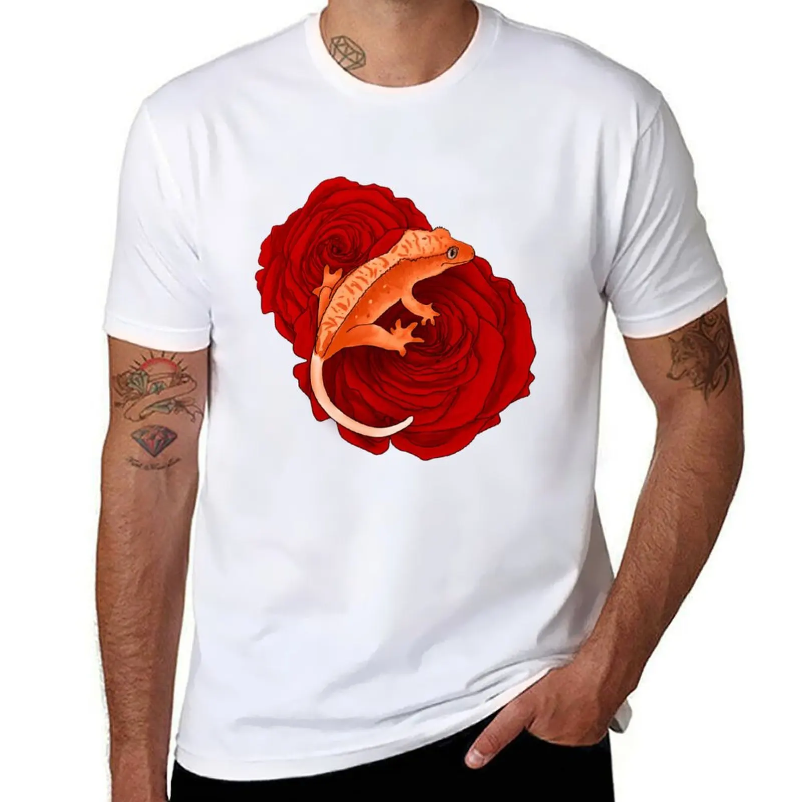 

Rosette Gecko T-Shirt man graphic t shirt man t shirt graphic T-Shirt