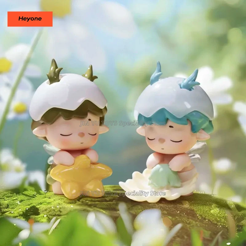 Heyone Mini Secret Garden Series Blind Box Cute Anime Action Figure Cartoon Mini Model Desktop Ornament Collection Trendy Toys