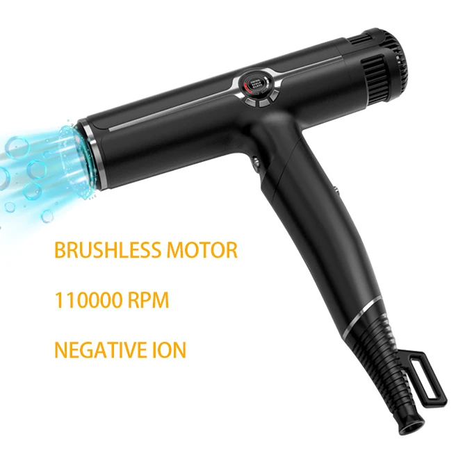 Foldable  Ac  Hair Dryers Portable One Step Hair Dryer Professional Salon High Speed Ionic Leafless Bldc Hair Dryer