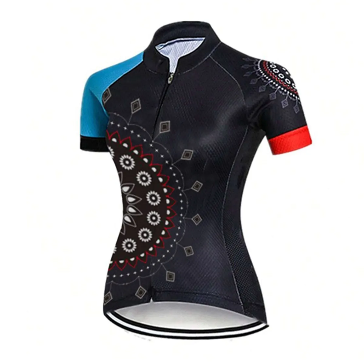 Women\'s Cycling Jersey Quick Dry Breathable Bike Shirts with Pockets, Bicycle Clothing for Road Biking Riding