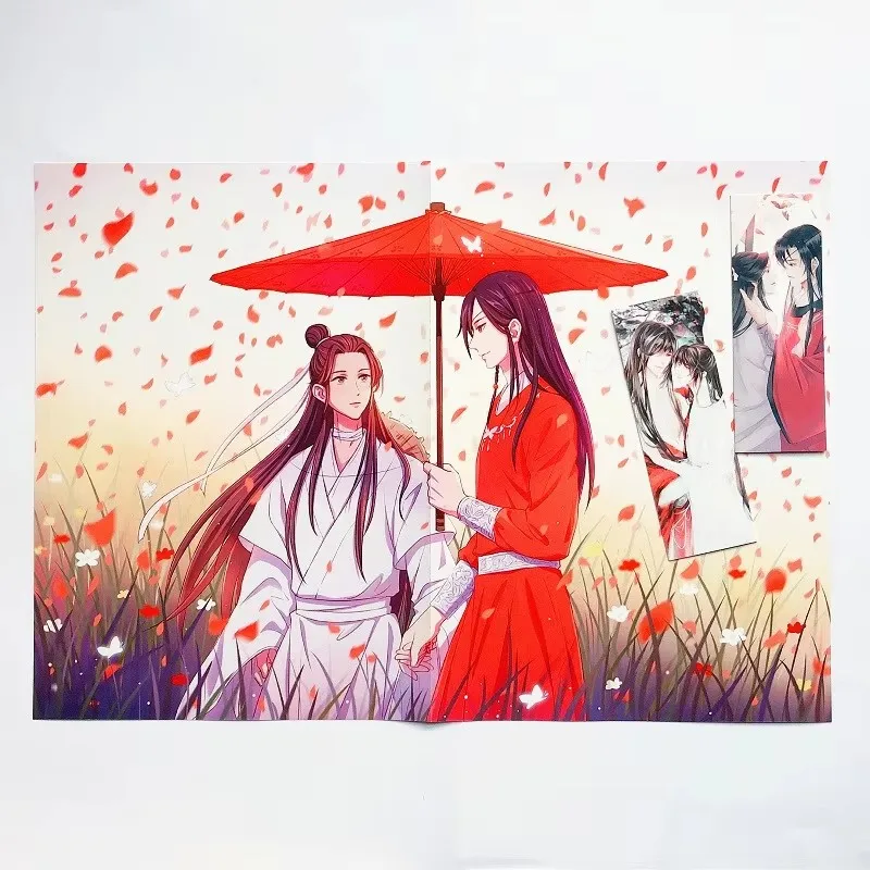 Anime Heaven Official's Blessing Art Book TGCF Xie Lian, Hua Cheng Characters Picture Painting Album Fans Collection Gift