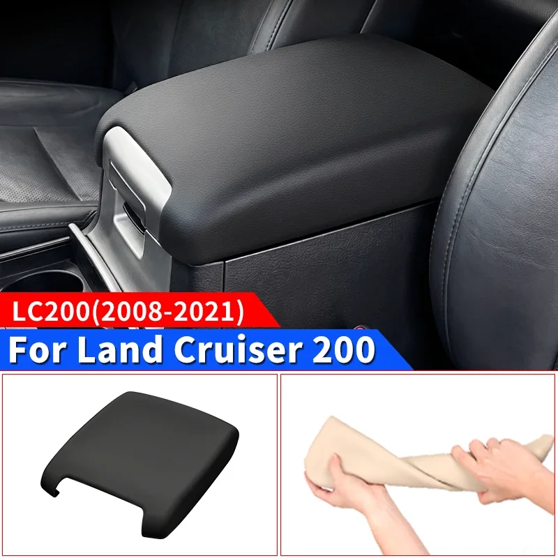 

For 2008-2021 Toyota Land Cruiser LC200 200 Armrest Box Cover Dustproof Scratch Resistant Protection Car Interior Accessories