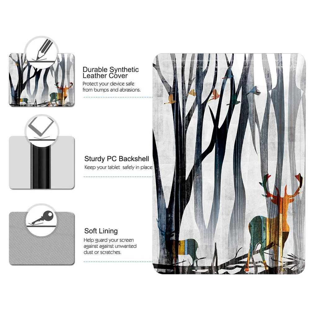 Чехол для планшета Lenovo Tab M7/Tab M8/Tab M10 X605F X505F/Tab E10 TB-X104F/Tab M10 PLUS X606F/M10 HD X306F X306X