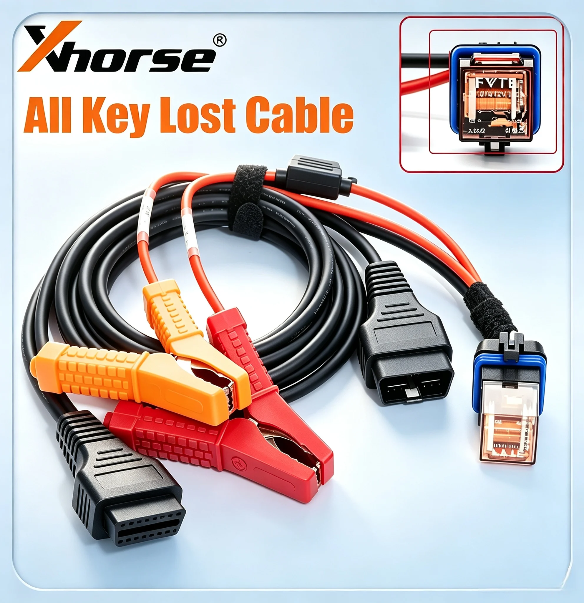 New Xhorse XDFAKLGL All Keys Lost Cable For Ford Lincoln 2016-2021 Smart Key with Active Alarm Works with Key Tool Plus Pad