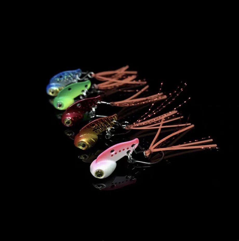 1pcs Fishing Lure Metal VIB Sequins  3g 6g Crankbait Jig Shads Spoon Baits Wobbler Bait Sea Lures Iscas Artificiais Para Pesca