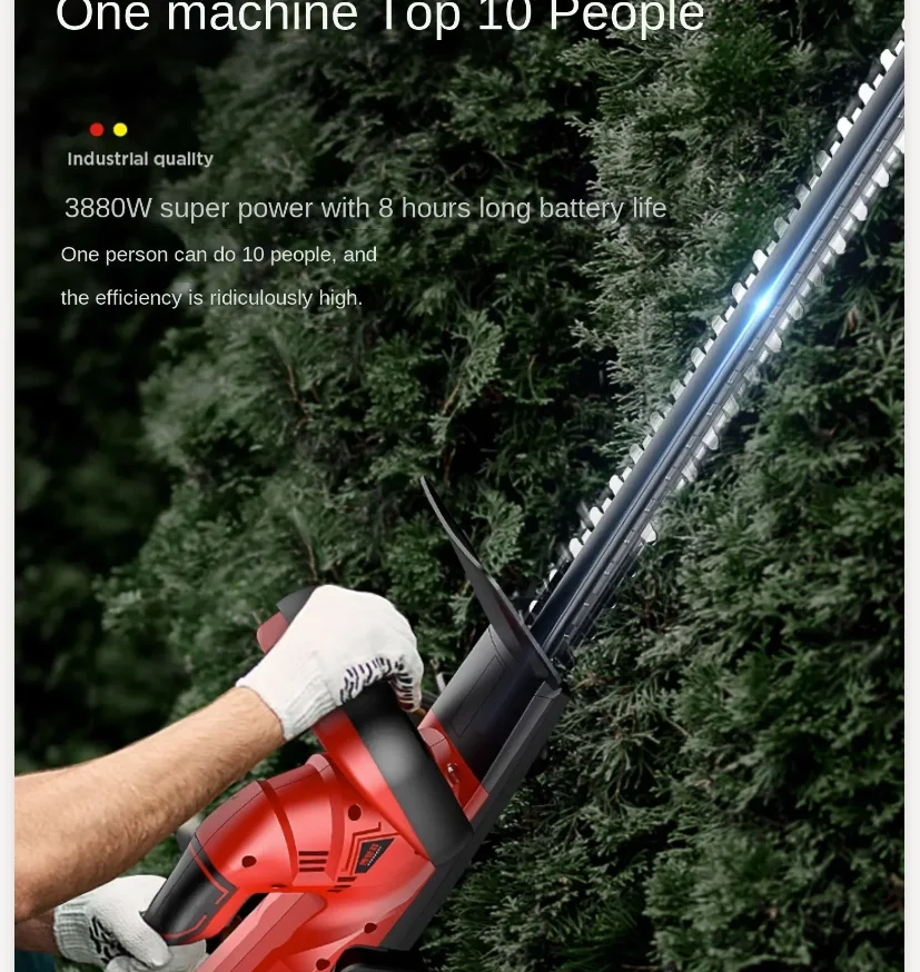 

Cordless Electric Hedge Trimmer for Garden Maintenance - Efficient and Convenient QCD